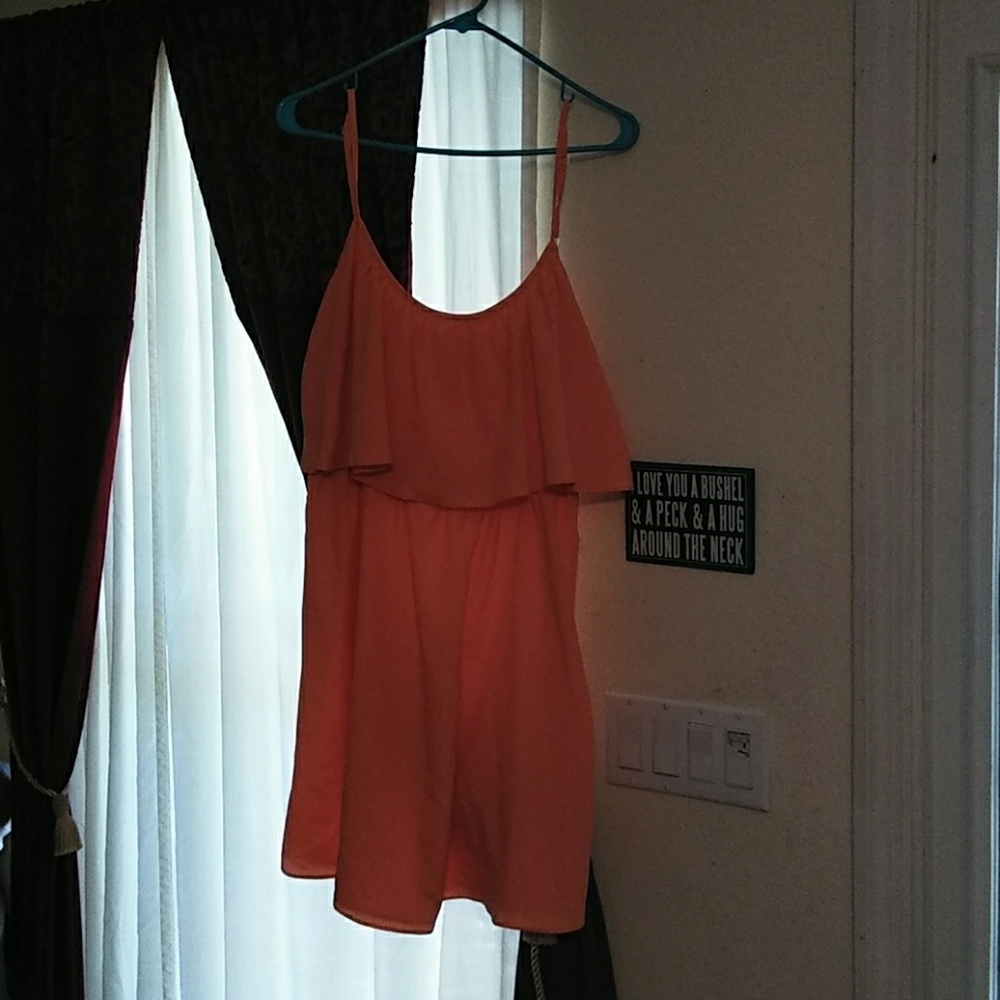 Orange dress